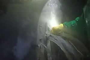汕尾消防水池堵漏现场